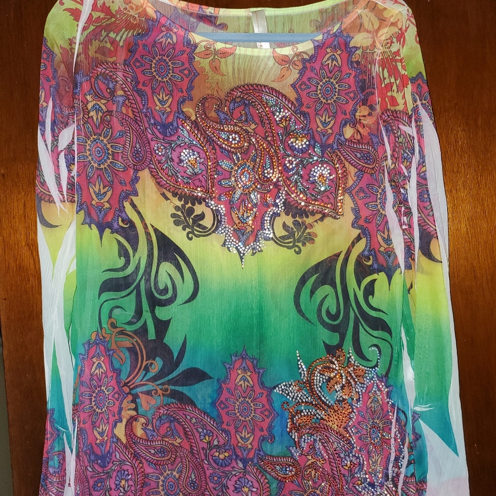 S-twelve floral blouse (L)